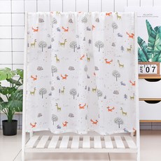 Pureal 純真兔 超透氣雙層紗布包巾