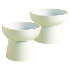 모나지오 반려동물 블링블링 도자기식기, 연블루, 2개