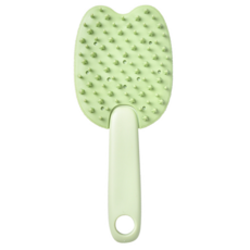 OUTSY 拾毛貓雙面去毛按摩梳, 1個, 松花綠