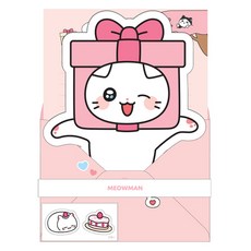 我與主管的特殊關係 造型信紙 4入, 躲貓貓春裴, 1套