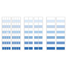 YB COMPANY 膠帶索引貼紙 420p 套組 藍色, 1套