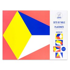 omy 圖案餐墊DIY彩色組SET08, 1個, 混色