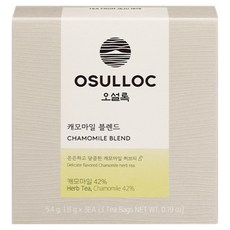 오설록 캐모마일 블렌드, 1.8g, 3개입, 1개