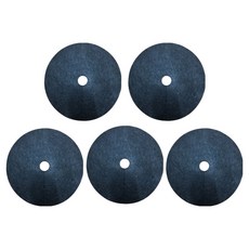 Mashatu 防雜草 防止根部凍傷 不織布覆蓋物 黑色 外徑 42cm x 內徑 5cm, 5個