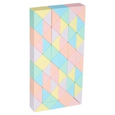 PERZOOM 馬卡龍貪食蛇魔術方塊系列 標準魔術方塊 72p, 1個, 混合顏色