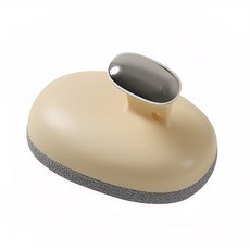 蕉蕉購物 去角質搓泥洗澡刷 米色 溫和 深層清潔 舒適握感, 1個, 1入