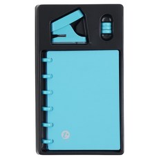 CopierLand 護樂美 A6 TO NOTE DIY 活頁環筆記本裝訂套組 KW-06352, 藍色, 1套