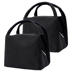 Second Best Thermo Pocket 保溫保冷袋, 2個, 圓形黑