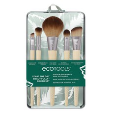에코툴즈 스타트 더 데이 뷰티풀리 메이크업 브러쉬 5종 세트, 1개