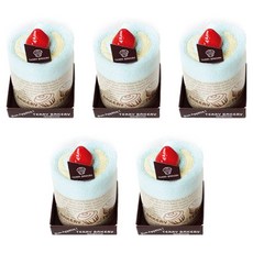 TERRY BAKERY 宋月毛巾 慕斯蛋糕毛巾, 薄荷, 5個