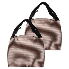 Second Best Thermo Pocket 保溫保冷袋, 2個, 棕色條紋