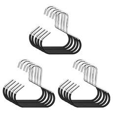 GOODIE FOODIE 防滑現代環形衣架, 15個, 黑色