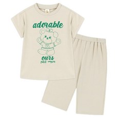 milkmile 幼兒款令人興奮的海洋熊室內上下套裝