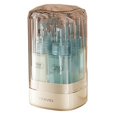 MarketA 旅行用四合一透明分裝瓶組, 1套, 藍色