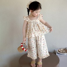 Arbe 女童小圓點兩件式套裝