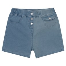 applepink 女童款 2.5分 水洗牛仔短褲 S401