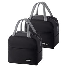 Second Best Every Temp 保溫保冷袋, 簡約黑, 2個