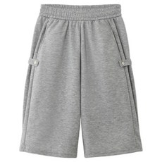 M.N.C 男女通用按扣鬆緊帶百慕達短褲 MDSP284LJ