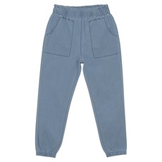 applepink 女童仿舊丹寧束口褲 S301