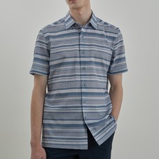 INDIAN 男士條紋印花襯衫 MITNS5M3341