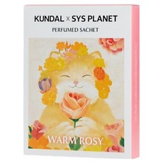 KUNDAL 昆黛爾 頂級濃郁香氛袋 溫暖玫瑰 正裝 3入, 45g, 1個