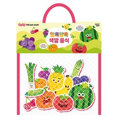 Ggumdalmall 軟Q黏貼洗澡遊戲貼紙： 五彩繽紛的食物