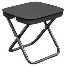 超輕量收納袋型便攜式折疊休閒椅 大型, 黑色, 1個