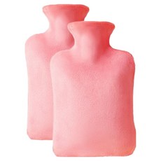 아이이 노블리 보온팩 보온 물주머니 1L, 핑크, 2개