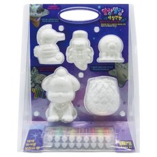 熊熊叔叔 軟Q彩繪娃娃5款 第2季 著色遊戲水槍遊戲組, 1套, 白色