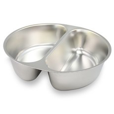 Kitchen-Art 無研磨雙格麵碗, 銀色, 1個