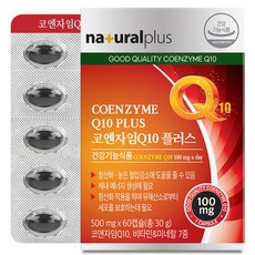 naturalplus Natural Plus輔酶Q10 Plus, 60片, 1個