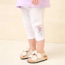밀크마일 에스더버니 여아용 쁘띠엔젤 7부 레깅스