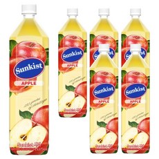 썬키스트 사과주스, 1.5L, 6개