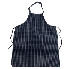 더예쁜 데일리 주방용 앞치마 목걸이형, 블루