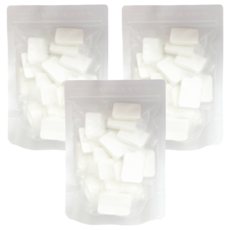 BS SHOP 壓縮毛巾 30 x 4cm 方形, 3包, 白色