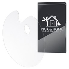 Pick&Home 多用途美術顏料調色盤 橢圓形 M, 1個