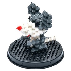 카데레 동물 블럭 3D 입체조립 DIY 캡슐키트, 꾸꾸마우스, 1개