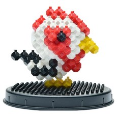 카데레 동물 블럭 3D 입체조립 DIY 캡슐키트, 꼬꼬닭, 1개
