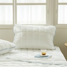 韓國 amante 蘇打涼感鬆緊帶式絎縫枕套