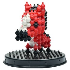 카데레 동물 블럭 3D 입체조립 DIY 캡슐키트, 루비말, 1개