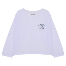 applepink 寬鬆版罩衫醋酸纖維長袖T恤 S302