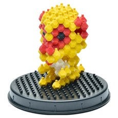 카데레 동물 블럭 3D 입체조립 DIY 캡슐키트, 몽땅원숭이, 1개