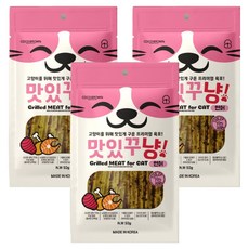 코코브라운 고양이 프리미엄 육포 맛있꾸냥, 연어, 50g, 3개