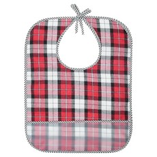 Flexline 成人 長者 病患用 圍兜 M, 1個, 紅色