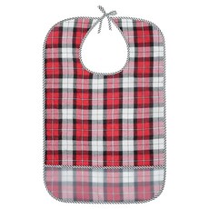 Flexline 成人長者病患用圍兜 L, 紅色, 1個