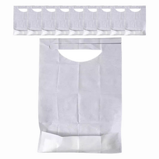 Flexline 輕便長輩用一次性圍兜 10入, 1個, 白色