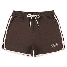 女款W拼色運動短褲