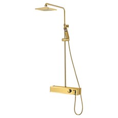 다인이엔지 아이언 해바라기 샤워 수전 DB9090P 방문설치, 1개, 리얼골드