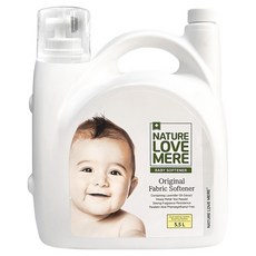 NATURE LOVE MERE 幼兒用Original衣物柔軟精 容器型 正品, 5.5L, 1個