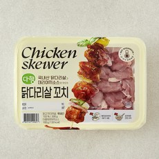 다향오리 닭다리살 꼬치 300g + 데리야끼소스 100g 세트, 400g, 1세트